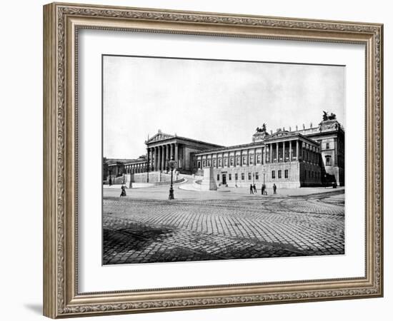 Houses of Parliament, Vienna, 1893-John L Stoddard-Framed Giclee Print