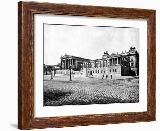 Houses of Parliament, Vienna, 1893-John L Stoddard-Framed Giclee Print