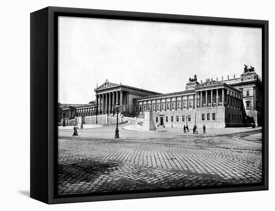 Houses of Parliament, Vienna, 1893-John L Stoddard-Framed Premier Image Canvas