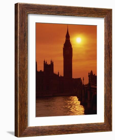 Houses of Parliament, Westminster, UNESCO World Heritage Site, London, England, United Kingdom-Kathy Collins-Framed Photographic Print