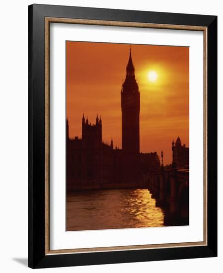 Houses of Parliament, Westminster, UNESCO World Heritage Site, London, England, United Kingdom-Kathy Collins-Framed Photographic Print