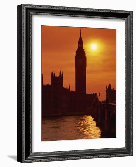 Houses of Parliament, Westminster, UNESCO World Heritage Site, London, England, United Kingdom-Kathy Collins-Framed Photographic Print