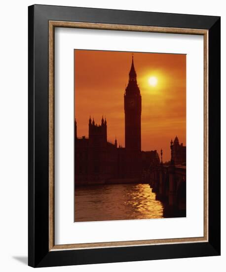 Houses of Parliament, Westminster, UNESCO World Heritage Site, London, England, United Kingdom-Kathy Collins-Framed Photographic Print