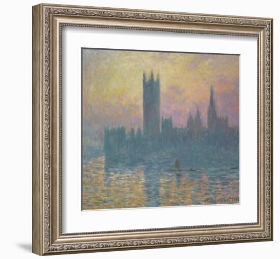 Houses of Parliament-Claude Monet-Framed Art Print