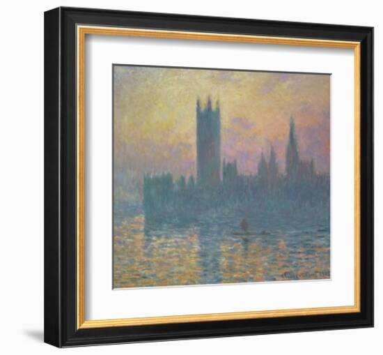 Houses of Parliament-Claude Monet-Framed Art Print