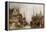 Houses of the Franc Bateliers and Church of St. Nicholas on the Canal at Ghent, 1845-William Callow-Framed Premier Image Canvas