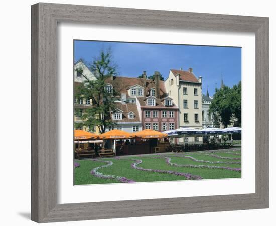 Houses on Meistaru Iela, Riga, Latvia-Peter Thompson-Framed Photographic Print