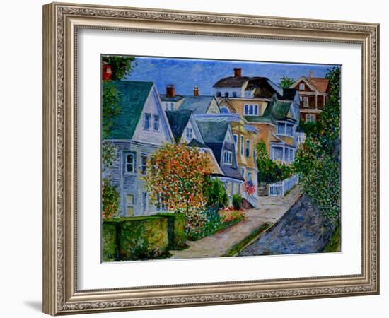 Houses on Pearl St., 2014-Anthony Butera-Framed Giclee Print