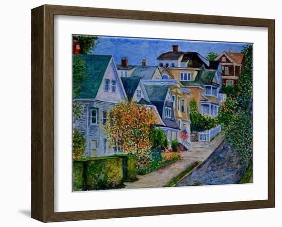 Houses on Pearl St., 2014-Anthony Butera-Framed Giclee Print