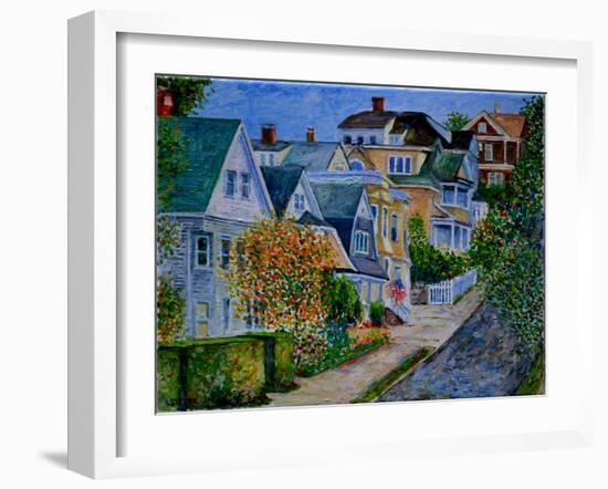Houses on Pearl St., 2014-Anthony Butera-Framed Giclee Print