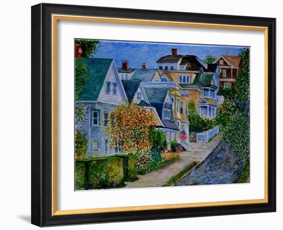 Houses on Pearl St., 2014-Anthony Butera-Framed Giclee Print