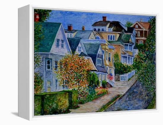 Houses on Pearl St., 2014-Anthony Butera-Framed Premier Image Canvas