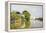 Houses on the Achterzaan-Claude Monet-Framed Premier Image Canvas