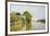 Houses on the Achterzaan-Claude Monet-Framed Giclee Print