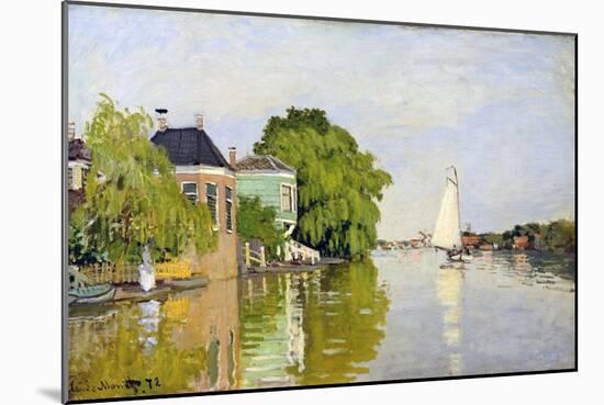 Houses on the Achterzaan-Claude Monet-Mounted Giclee Print