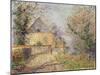 Houses on the Banks of the L'Eure, Louviers; Maisons Au Bord De L'Eure, Louviers, 1902-Gustave Loiseau-Mounted Giclee Print