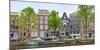 Houses on the Brouwersgracht, Amsterdam, North Holland, Netherlands-null-Mounted Photographic Print