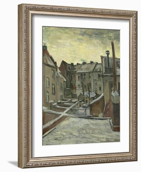 Houses Seen from the Back, 1885-Vincent van Gogh-Framed Giclee Print