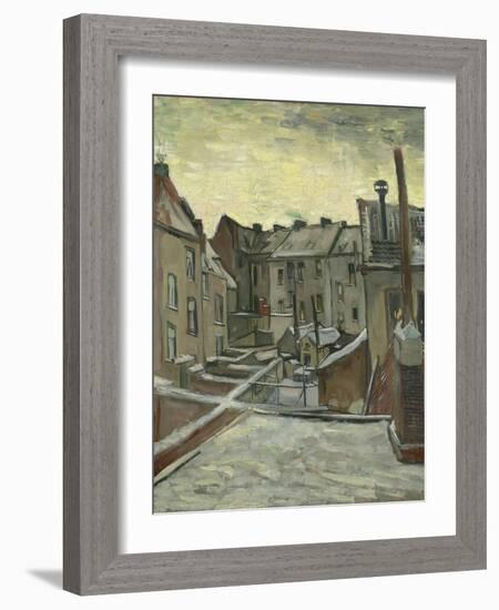 Houses Seen from the Back, 1885-Vincent van Gogh-Framed Giclee Print