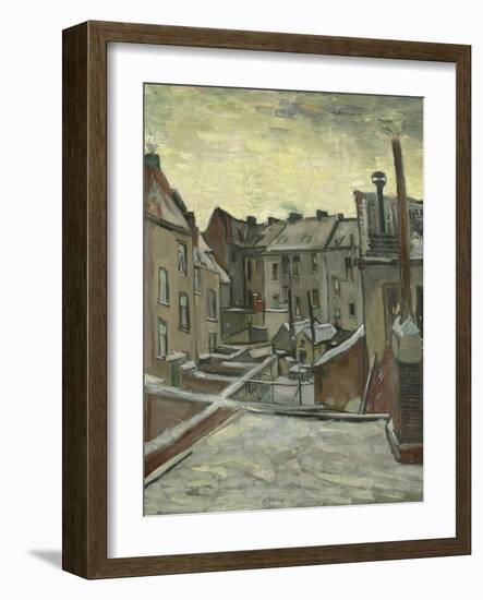 Houses Seen from the Back, 1885-Vincent van Gogh-Framed Giclee Print