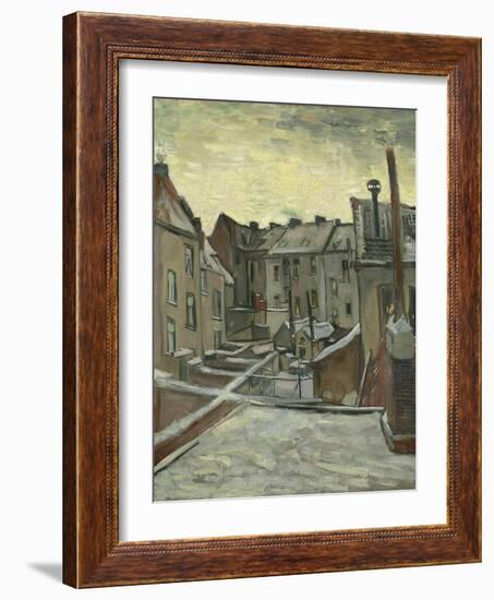 Houses Seen from the Back, 1885-Vincent van Gogh-Framed Giclee Print