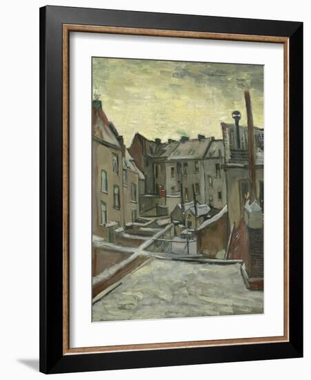 Houses Seen from the Back, 1885-Vincent van Gogh-Framed Giclee Print