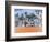 Houses under the Cliff, Santa Monica, USA, 2002-Peter Wilson-Framed Giclee Print