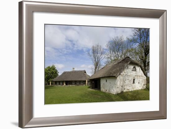 Houses with Thatched Roofs-null-Framed Photographic Print