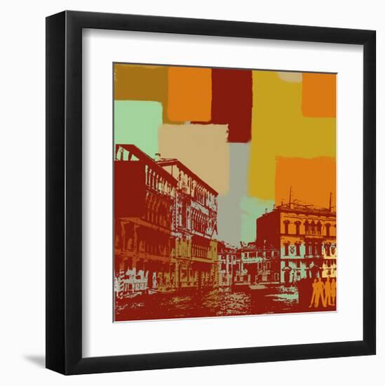 Houses-Yashna-Framed Art Print