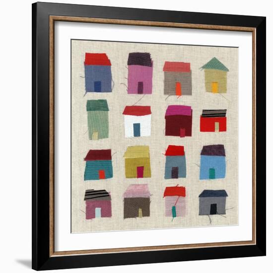 Houses-Jenny Frean-Framed Giclee Print