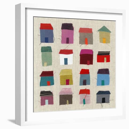 Houses-Jenny Frean-Framed Giclee Print