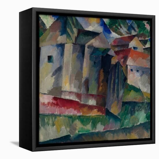 Houses-Aristarkh Vasilyevich Lentulov-Framed Premier Image Canvas