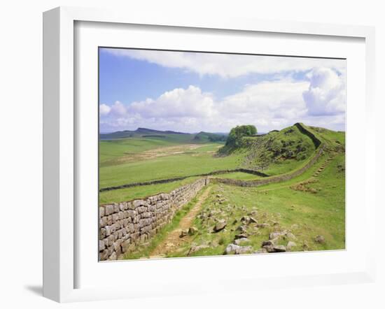 Housesteads, Hadrian's Wall, Northumberland, England, UK-Roy Rainford-Framed Photographic Print