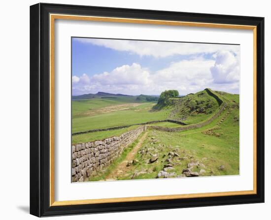 Housesteads, Hadrian's Wall, Northumberland, England, UK-Roy Rainford-Framed Photographic Print