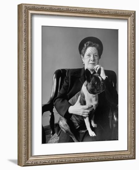 Housewife Bessie Bril, Member of the Brooklyn Grand Jury-Lisa Larsen-Framed Photographic Print