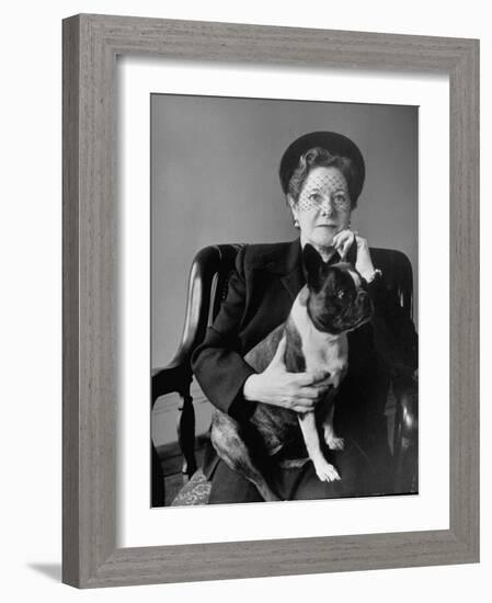 Housewife Bessie Bril, Member of the Brooklyn Grand Jury-Lisa Larsen-Framed Photographic Print