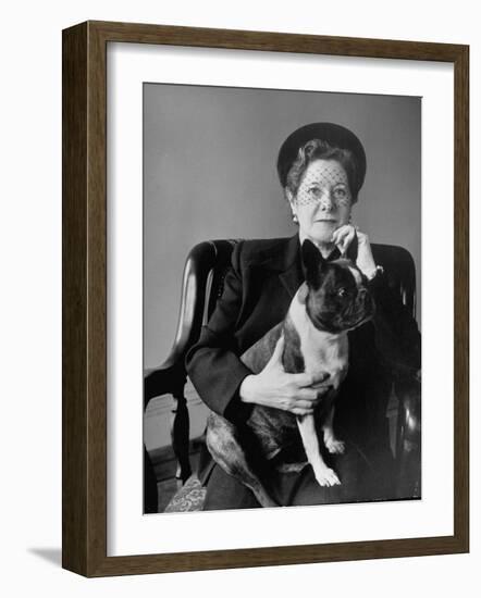 Housewife Bessie Bril, Member of the Brooklyn Grand Jury-Lisa Larsen-Framed Photographic Print