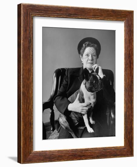 Housewife Bessie Bril, Member of the Brooklyn Grand Jury-Lisa Larsen-Framed Photographic Print