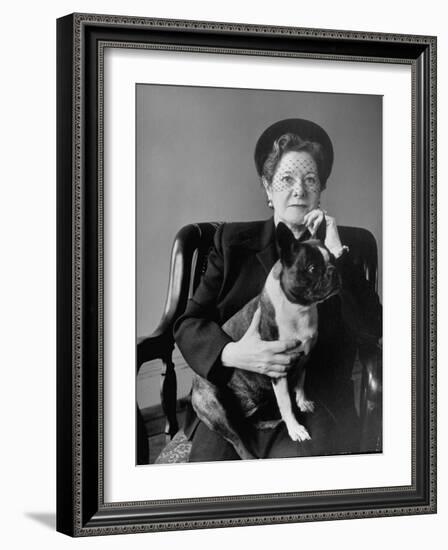 Housewife Bessie Bril, Member of the Brooklyn Grand Jury-Lisa Larsen-Framed Photographic Print