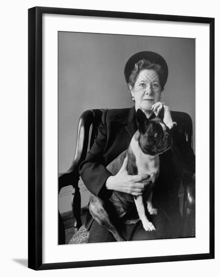 Housewife Bessie Bril, Member of the Brooklyn Grand Jury-Lisa Larsen-Framed Photographic Print