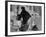 Housewife Washing Her White Stoop During Part of Her Daily Routine-Margaret Bourke-White-Framed Photographic Print