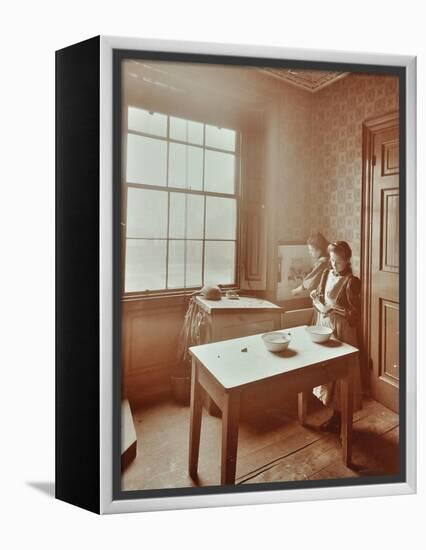 Housewifery, Barnsbury Park School, Islington, London, 1908-Unknown-Framed Premier Image Canvas