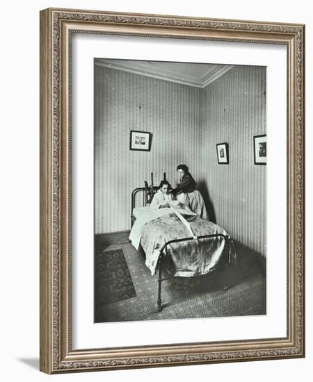 Housewifery, Barnsbury Park School, Islington, London, 1908-null-Framed Photographic Print