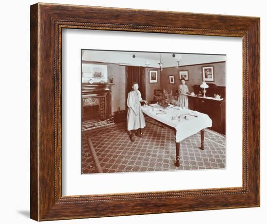 Housewifery Centre, Dulwich Hamlet School, Dulwich Village, London, 1907-null-Framed Photographic Print