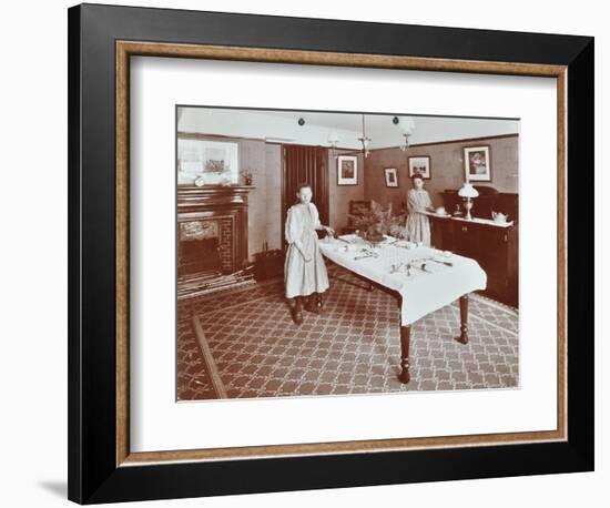 Housewifery Centre, Dulwich Hamlet School, Dulwich Village, London, 1907-null-Framed Photographic Print