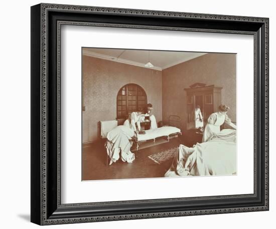 Housewifery Students, Battersea Polytechnic, London, 1907-null-Framed Photographic Print