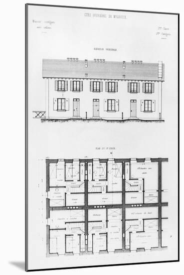 Housing Development in Mulhouse, Late 19th Century-null-Mounted Giclee Print