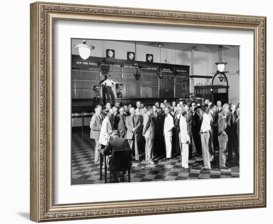Houston Cotton Exchange-Dmitri Kessel-Framed Photographic Print