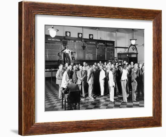 Houston Cotton Exchange-Dmitri Kessel-Framed Photographic Print