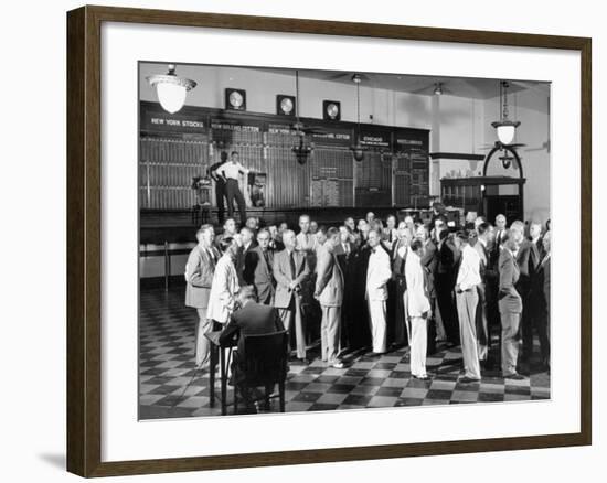 Houston Cotton Exchange-Dmitri Kessel-Framed Photographic Print